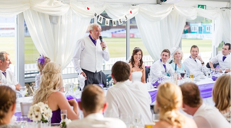 traditional wedding top table